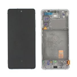Slika LCD za Samsung G780/Galaxy S20 FE 2020 + touch screen + frame Cloud White OLED