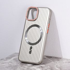 Slika Torbica Magsafe Stripe za iPhone 15 6.1 siva