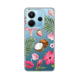 Slika Torbica Silikonska Print za Xiaomi Redmi Note 14 4G (SRB) Coconut Paradise