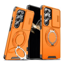 Torbica CamShield Ring stand za Samsung S948B Galaxy S26 Ultra narandzasta
