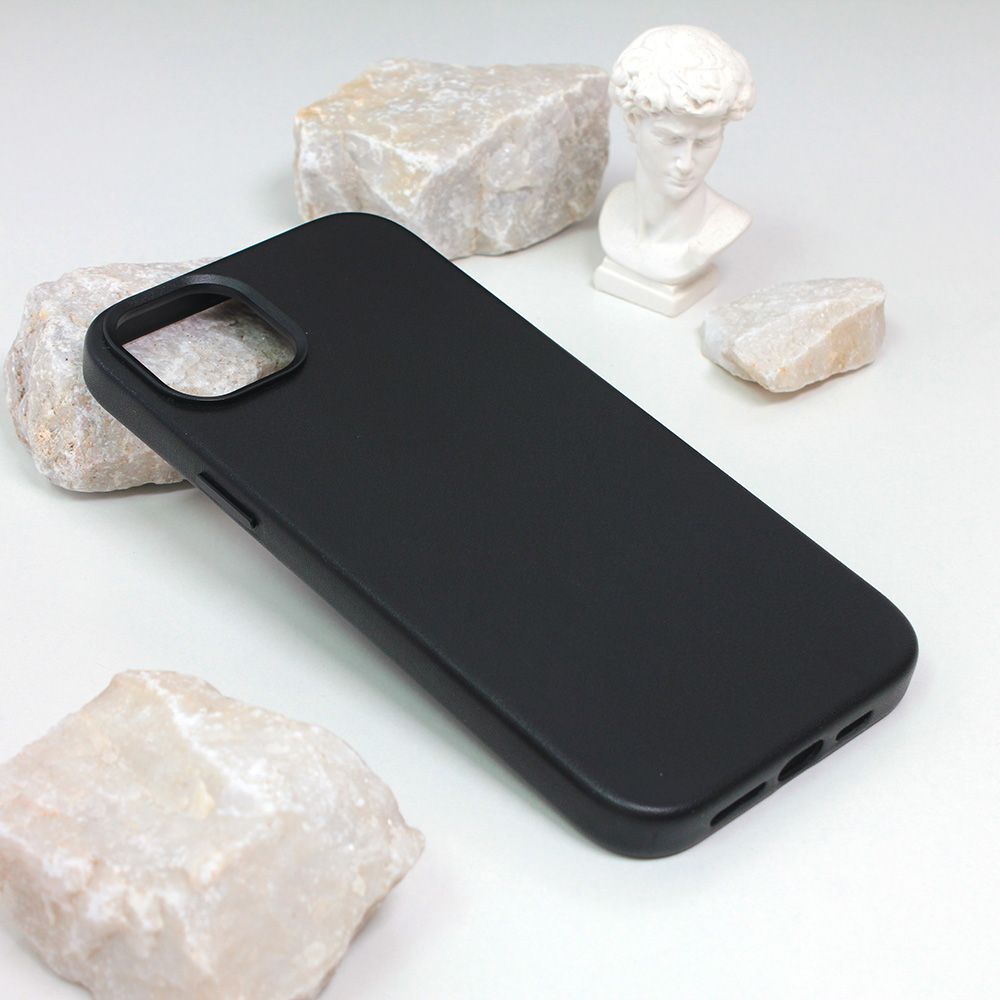 Torbica Beautiful Shine Leather iPhone 14 Plus 6.7 crna