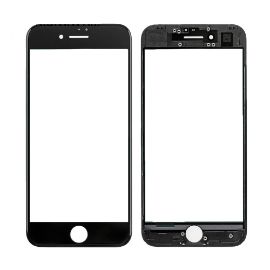 Slika Staklo touch screen-a+frame+OCA za Iphone 7 crno AAA