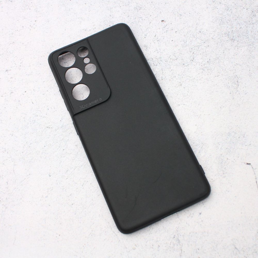 Torbica 3D Camera za Samsung G998B Galaxy S21 Ultra crna