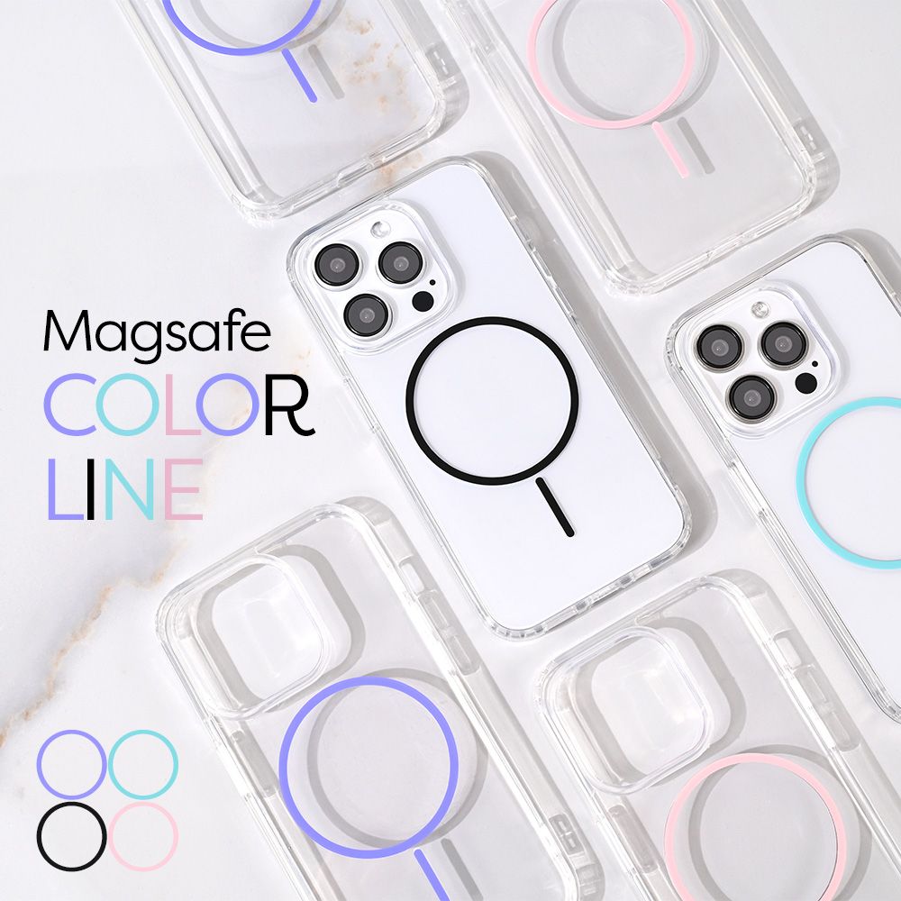 Torbica Magsafe Color Line za iPhone 16 Pro Max 6.9 roze