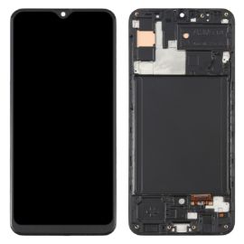LCD za Samsung A307/Galaxy A30s + touch screen + frame Black OLED