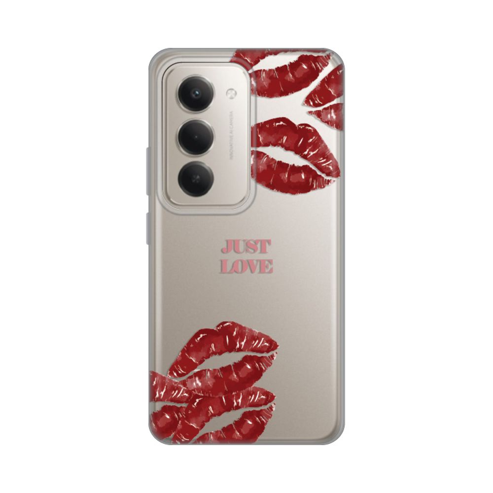 Torbica Silikonska Print Skin za Xiaomi Redmi 15 4G Just Love Pink