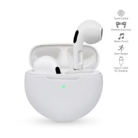 Bluetooth slusalice Airpods T-phox Pro bele HQ