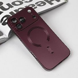 Slika Torbica Magsafe Chrome za iPhone 17 Pro Max 6.9 bordo
