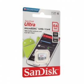 Slika Mem. Kartica SanDisk SDXC 64GB Ultra Micro 100MB/s Class 10 UHS-I
