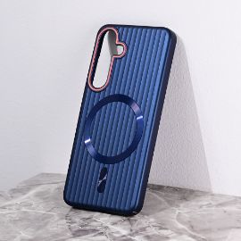 Slika Torbica Magsafe Stripe za Samsung S921B Galaxy S24 plava