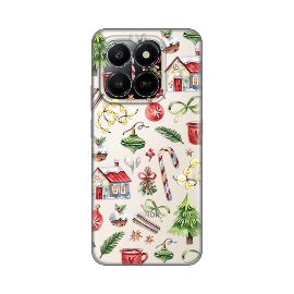 Slika Torbica Silikonska Print Skin za Honor X7d 4G/400 Smart 5G Winter Spirit