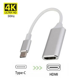 Slika Adapter Type C na HDMI Z 4K 30Hz sivi
