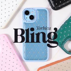 Torbica Bling za iPhone 13 Pro 6.1 plava