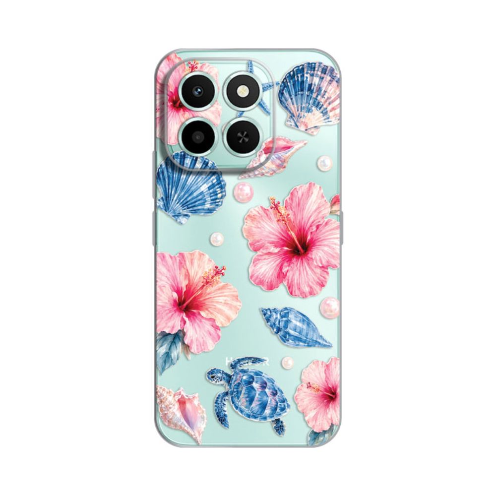 Torbica Silikonska Print Skin za Honor X6c Hibiscus Sea