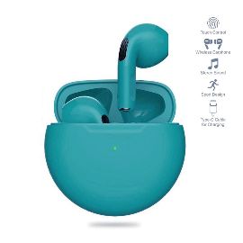Bluetooth slusalice Airpods T-phox Pro plave HQ
