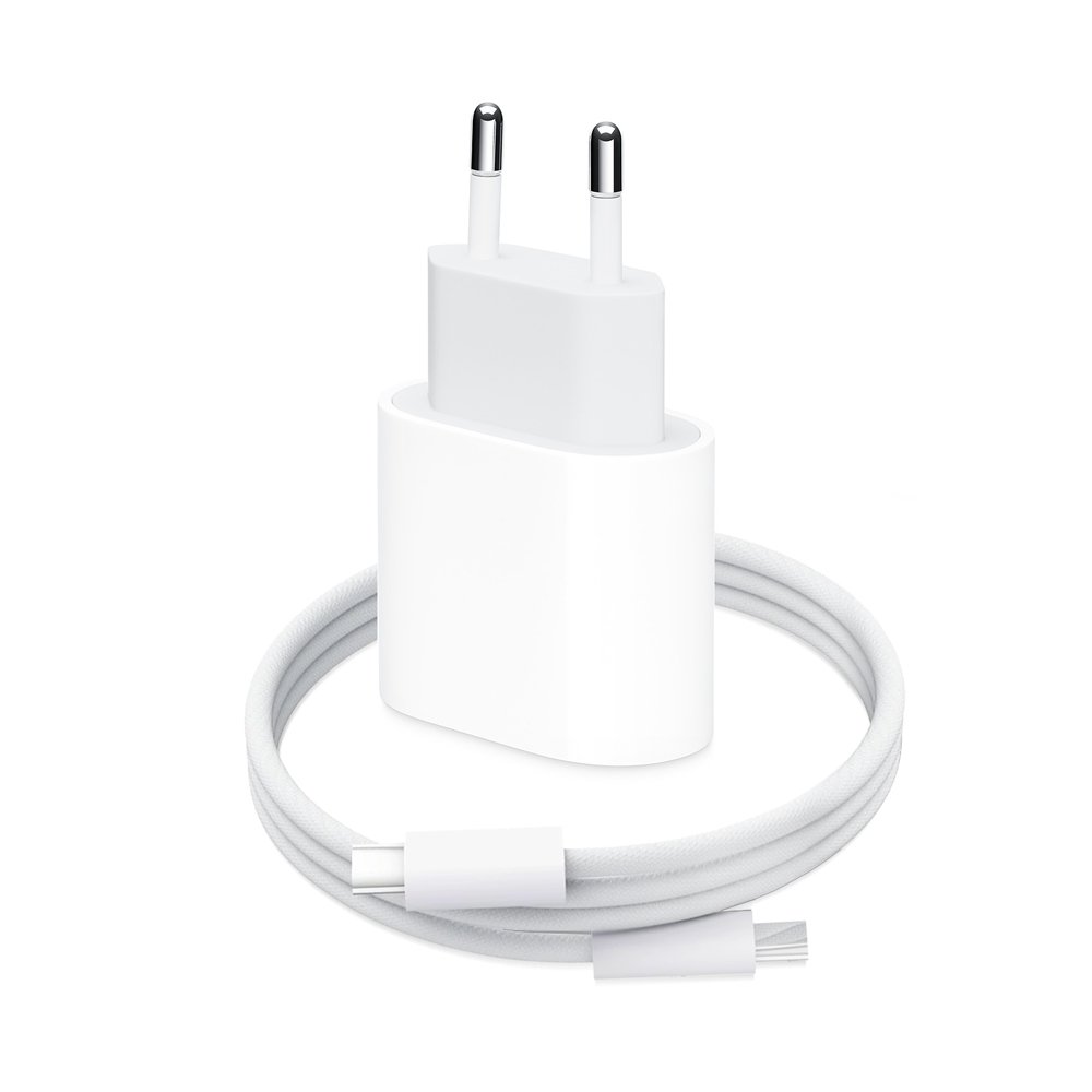 Kucni Punjac 35w Pd Iphone 15-16 Type C Kabl Beli Fast Charg - slika 2