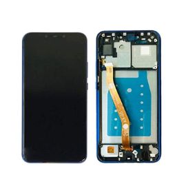 LCD za Huawei Mate 20 Lite+touch screen crni+frame plavi