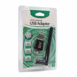 Wireless N adapter sa antenom USB 2.4GHz 5DB 300Mb JWD-U63