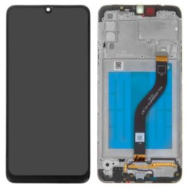 Slika LCD za Samsung A207/Galaxy A20S + touch screen + frame Black Service Pack ORG/GH81-17774A