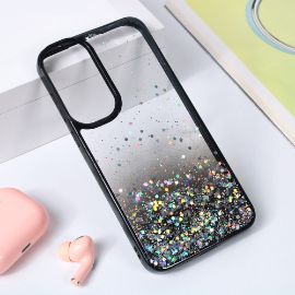 Slika Torbica Frame Glitter za Samsung A556B Galaxy A55 5G crna