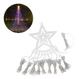 Novogodisnji ukras LED lampice sa zvezdom u boji JWD
