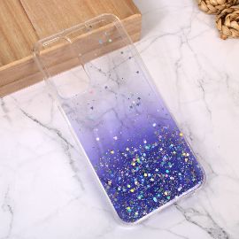 Torbica Silikonska Glitter za Samsung A256B Galaxy A25 5G ljubicasta