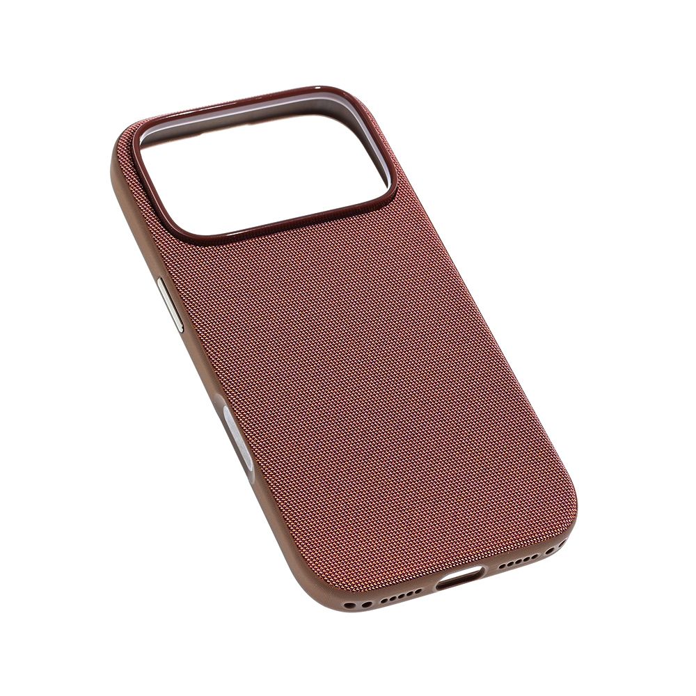 Torbica Magsafe TechWoven za iPhone 17 Pro 6.3 braon