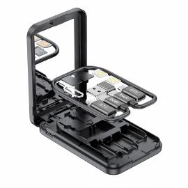 Slika Multifunkcionalni box wireless punjac Budi Magsafe 15W 14 u 1 crni