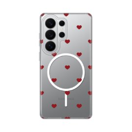 Slika Torbica Print Magsafe za Samsung S948B Galaxy S26 Ultra Red Hearts