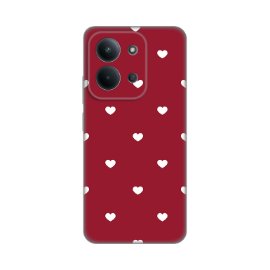 Slika Torbica Silikonska Print Skin za Xiaomi Redmi 15C 4G Burgundy Hearts