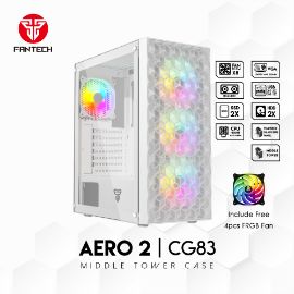 Slika Kuciste Gaming Fantech CG83 Aero 2 belo