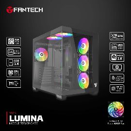 Kuciste Gaming Fantech CG85 Lumina crno