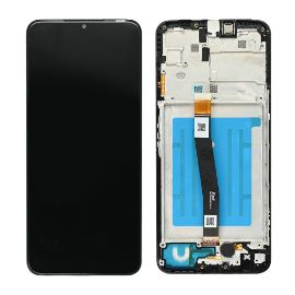 Slika LCD za Samsung A226B/Galaxy A22 5G (GH81-20694A) + touch screen + frame Black FULL ORG-SP
