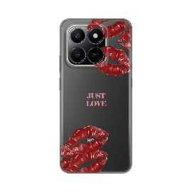 Slika Torbica Silikonska Print Skin za Honor X7d 4G/400 Smart 5G Just Love Pink