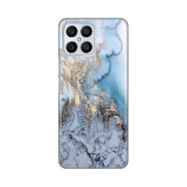Slika Torbica Silikonska Print za Honor X8 Blue Gold Marble