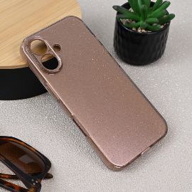Torbica Sparkle Dust za iPhone 16 6.1 roze zlatna