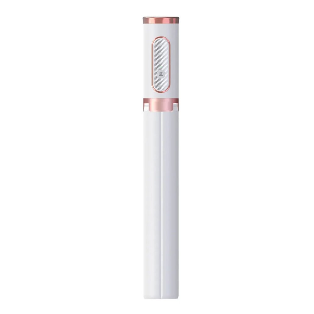 Selfie stick M18 mini + tripod beli/roze
