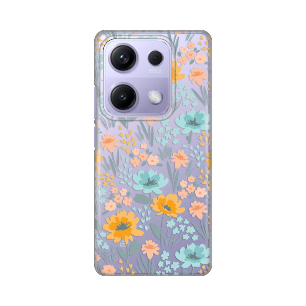 Torbica Silikonska Print Skin za Xiaomi Redmi Note 14s Lovely Flowers