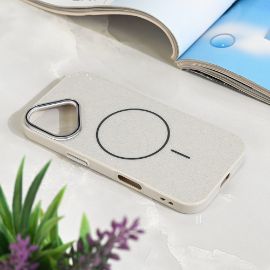 Slika Torbica Magsafe Sparkle Dust za iPhone 17 6.3 srebrna