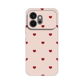 Slika Torbica Silikonska Print za Honor 600 Beige Hearts