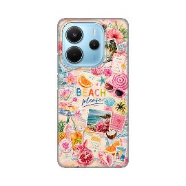 Slika Torbica Silikonska Print Skin za Xiaomi Redmi Note 14 4G (SRB) Beach Please