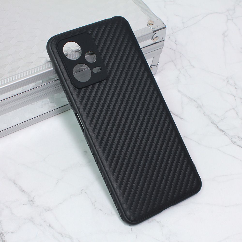 Torbica Carbon fiber za Xiaomi Redmi Note 12 5G (EU) crna