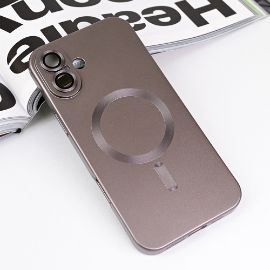 Torbica Magsafe Chrome za iPhone 16 Plus 6.7 siva