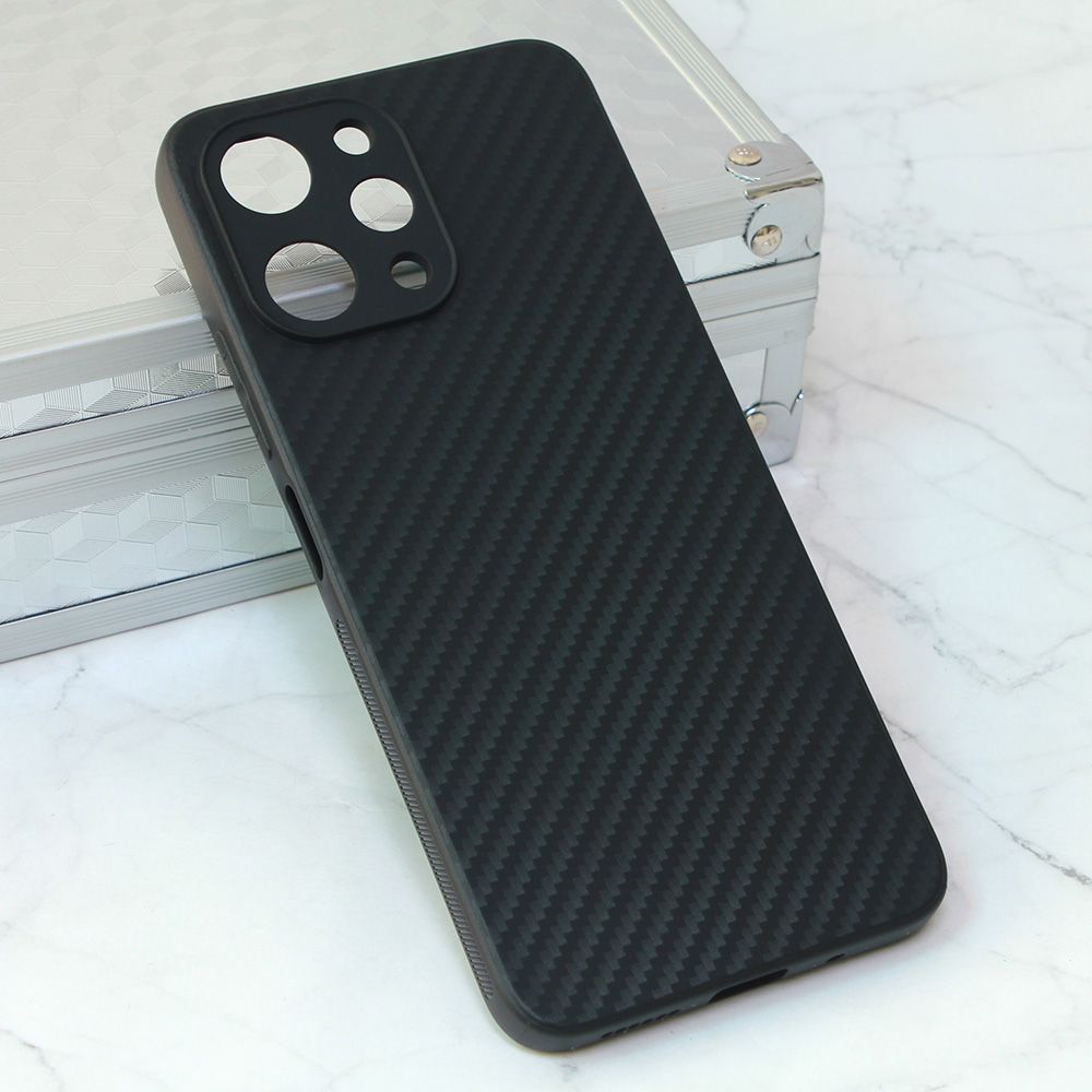 Torbica Carbon fiber za Xiaomi Redmi 12 crna
