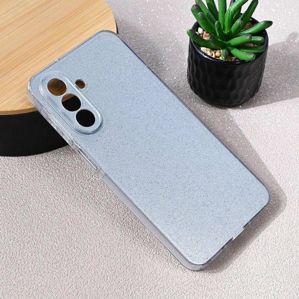 Torbica Sparkle Dust za Samsung A266B Galaxy A26 5G srebrna