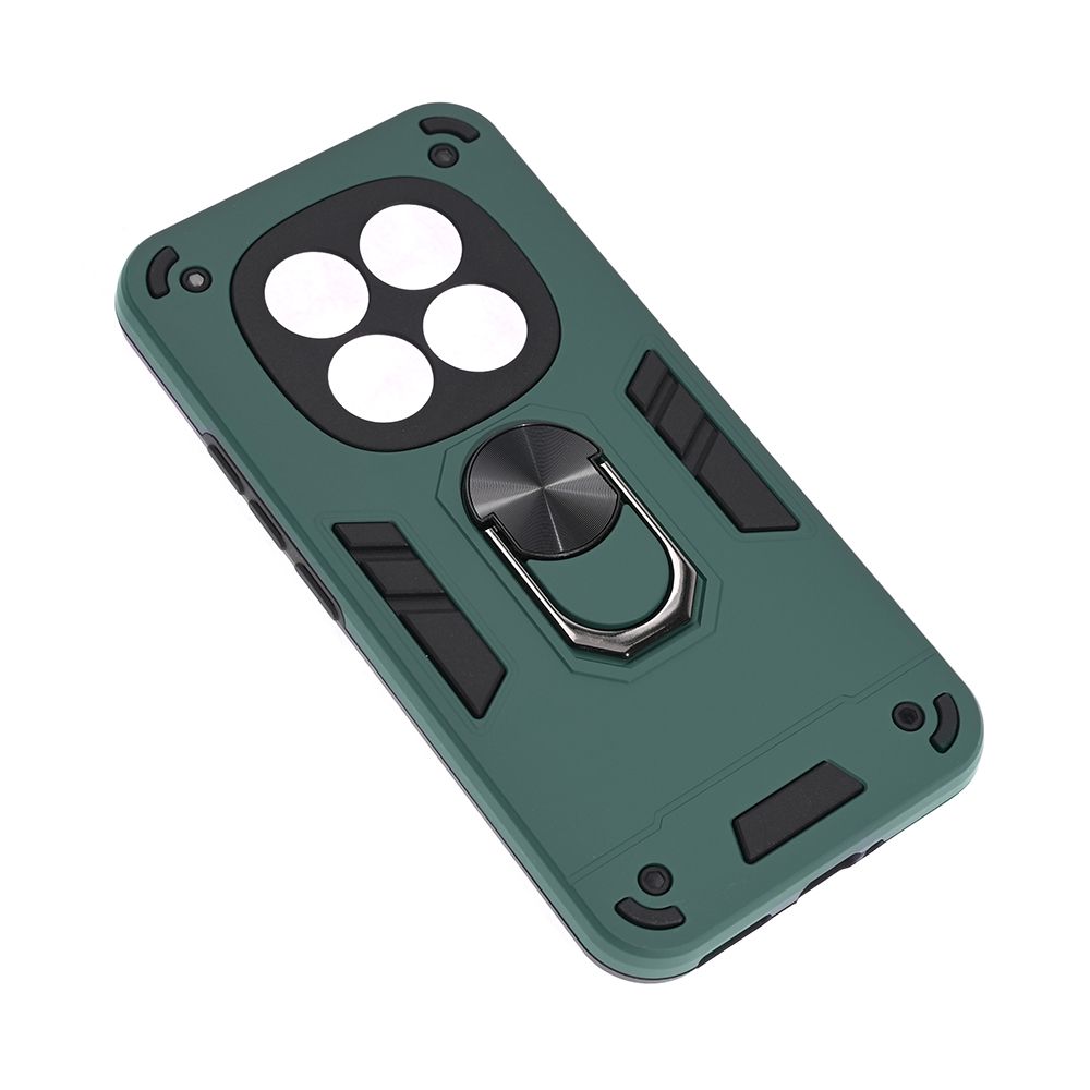 Torbica Hard Ring za Xiaomi Redmi Note 15 Pro 5G tamno zelena