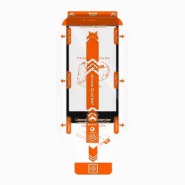 Zastitno Staklo Tempered glass 2.5D dust free za iPhone 7/8/SE crni