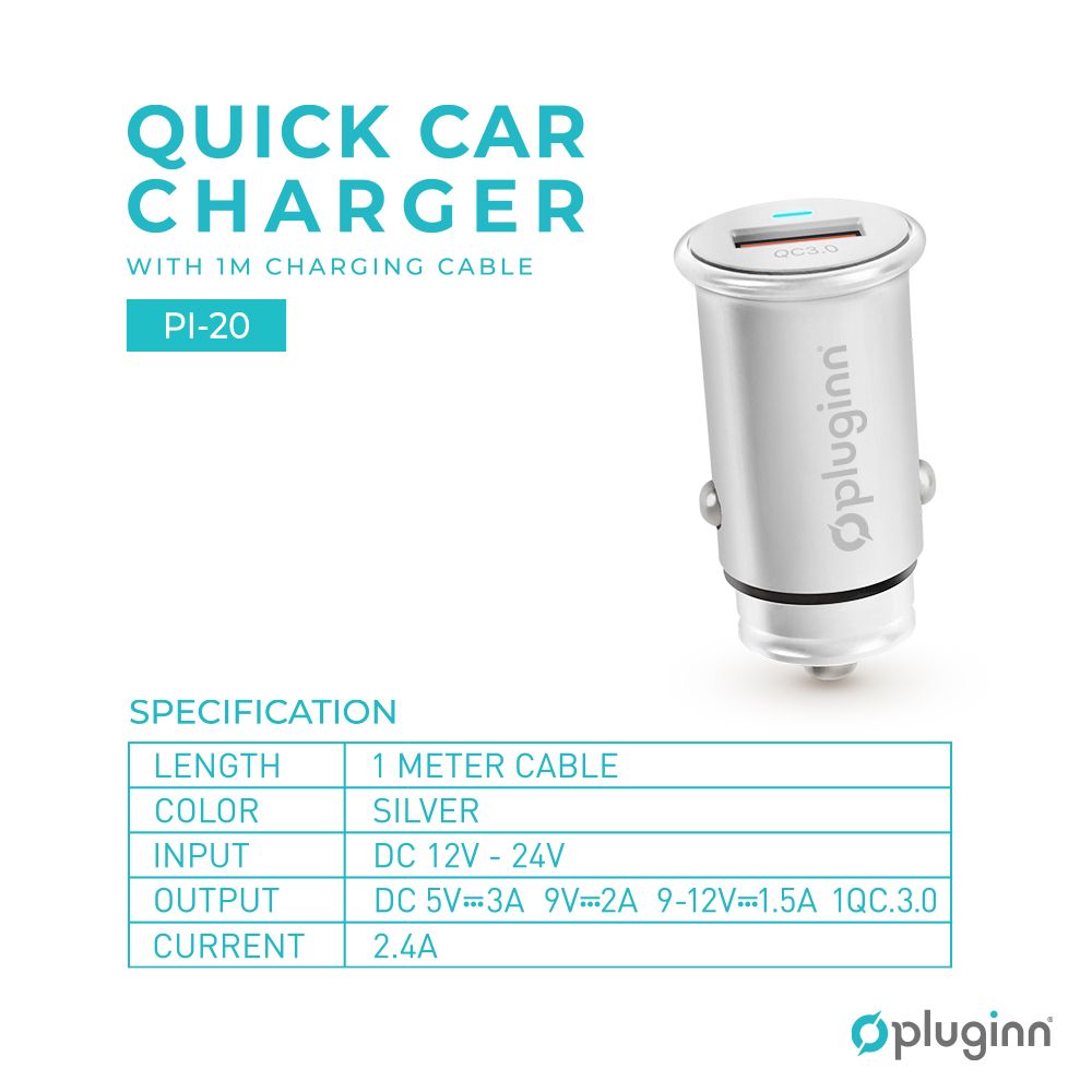 Auto Punj. Pluginn Pi-20 18w Lighting - slika 3