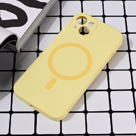 Torbica Magsafe Pure color za iPhone 15 6.1 zuta
