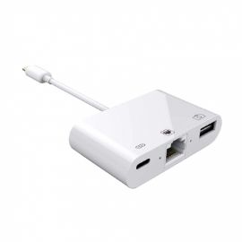 Lightning na Gb LAN 3u1 kamera adapter